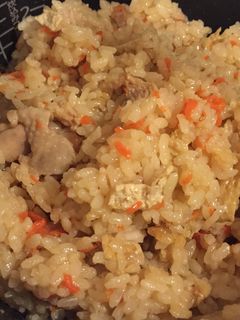 簡単!手抜き炊き込みご飯☆美味いです!-レシピのメイン写真