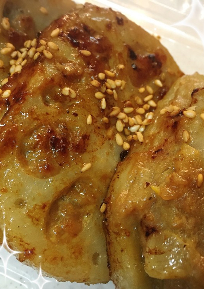 蓮根はさみ焼きうまうまバーク☆-レシピのメイン写真