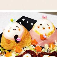 ひな祭り❤簡単おにぎり。キャラ弁にも-レシピのメイン写真