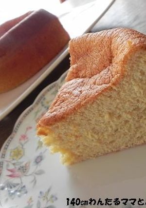 材料4つ★ノンオイル十六茶シフォンケーキ-レシピのメイン写真