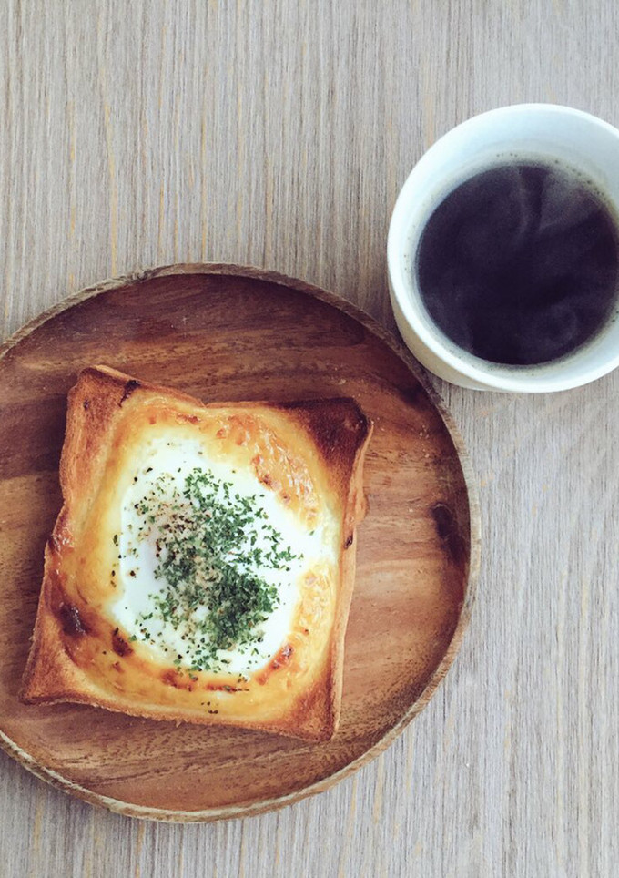 簡単目玉焼きトースト-レシピのメイン写真
