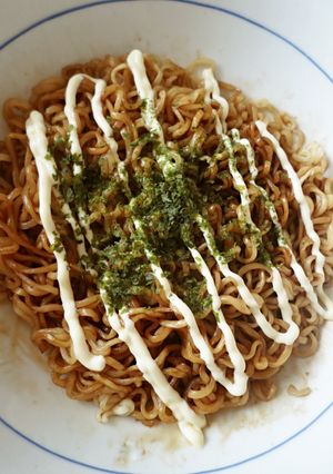 レンジで★簡単！インスタント焼きそば-レシピのメイン写真
