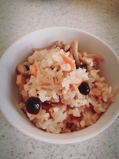 甘辛なきのこの混ぜご飯-レシピのメイン写真