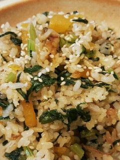 大根の葉とたくあんの和風チャーハン-レシピのメイン写真