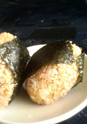 我が家のチーズおかかのおにぎり-レシピのメイン写真