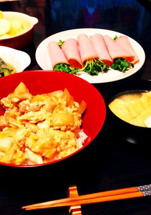 親子丼の簡単献立-レシピのメイン写真