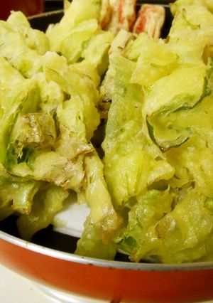 キャベツの外葉でかき揚げ♪-レシピのメイン写真