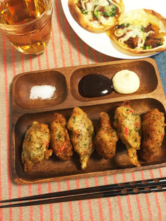 おつまみ、おやつに!山芋の落とし揚げ-レシピのメイン写真
