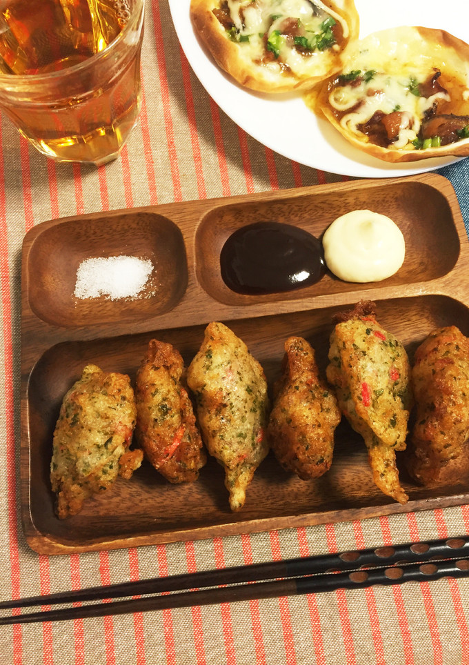 おつまみ、おやつに！山芋の落とし揚げ-レシピのメイン写真