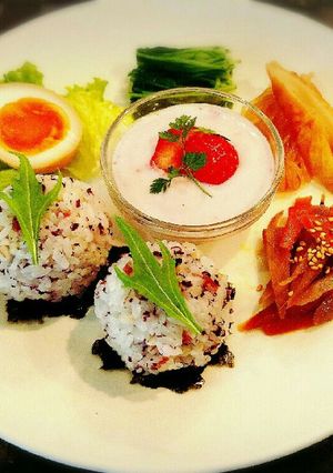 おにぎりで☆和食なワンプレート朝ご飯♪-レシピのメイン写真