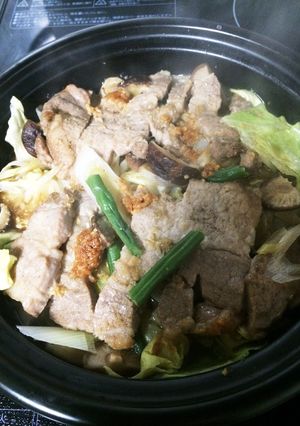 簡単豚肉と野菜の蒸し-レシピのメイン写真