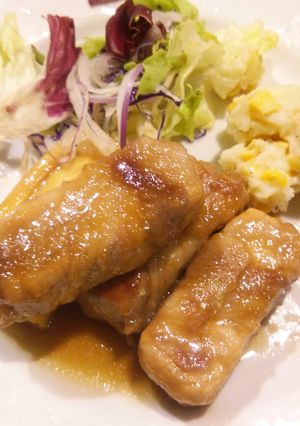 お弁当にも！高野豆腐のさっぱり肉巻き-レシピのメイン写真