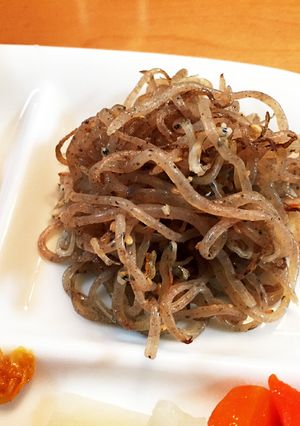 簡単！ヘルシー！糸こんにゃくのゴマ炒め-レシピのメイン写真