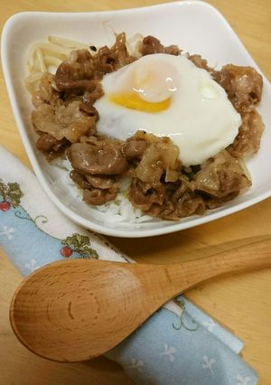 しゃぶしゃぶ肉で焼き肉丼！-レシピのメイン写真