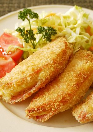 簡単♪揚げないハムカツ（ポテトサンド）-レシピのメイン写真