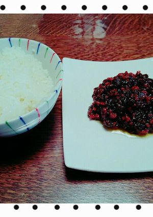 我が家流❗シソ入り肉味噌をどうぞ❗-レシピのメイン写真