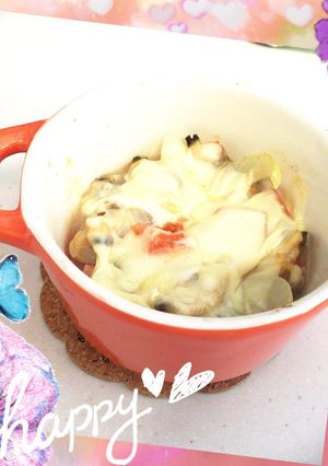 混ぜてチン トマ玉あさりチーズ-レシピのメイン写真