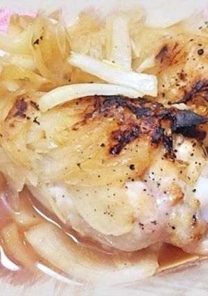 玉葱たっぷり！手羽元のホイル焼き-レシピのメイン写真