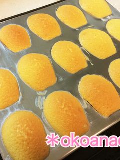 簡単マドレーヌ-レシピのメイン写真