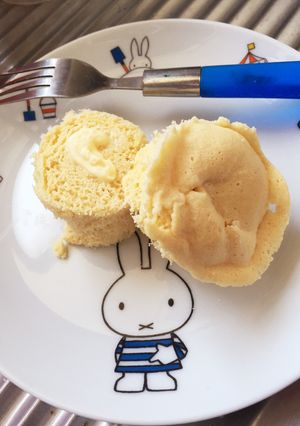 レンジで1分☆ ヘルシー蒸しパン-レシピのメイン写真