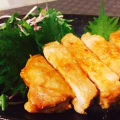 รูปของ 食欲そそる！豚ロース味噌香味焼き