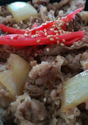 牛丼-レシピのメイン写真