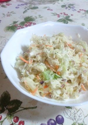 カット野菜でコールスロー♪ お酢おかず-レシピのメイン写真