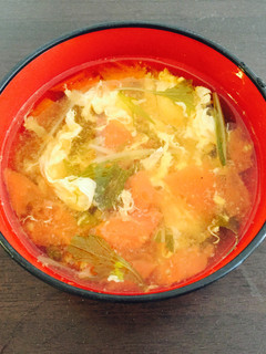 トマトと水菜の卵スープ-レシピのメイン写真