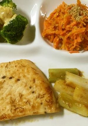 ごていしゅ麦味噌でカジキソテーと副菜２種-レシピのメイン写真