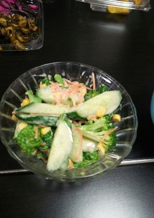 菜の花入りサラダ-レシピのメイン写真