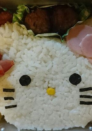キティちゃん弁当-レシピのメイン写真