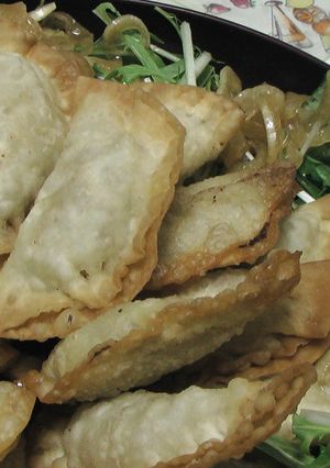 はんぺんでお手軽揚げ餃子☆-レシピのメイン写真