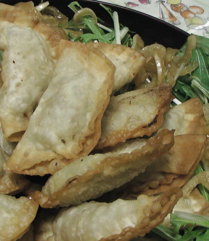 はんぺんでお手軽揚げ餃子☆-レシピのメイン写真