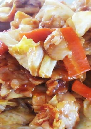焼肉の味噌タレで回鍋肉-レシピのメイン写真