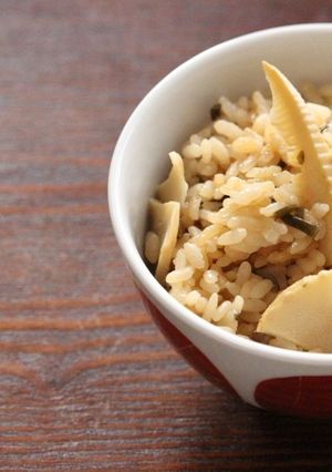 たけのこと塩昆布の炊き込みごはん-レシピのメイン写真