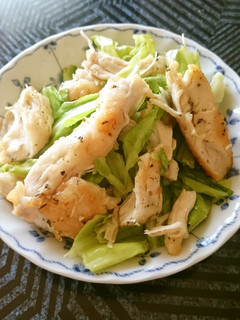 ささみとキャベツのスパイス炒め-レシピのメイン写真