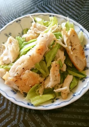 ささみとキャベツのスパイス炒め-レシピのメイン写真