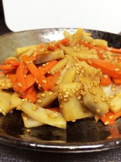 きんぴらレンコン-レシピのメイン写真
