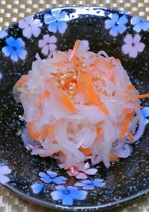 大根のなます～お節料理、ピビンパにも～-レシピのメイン写真