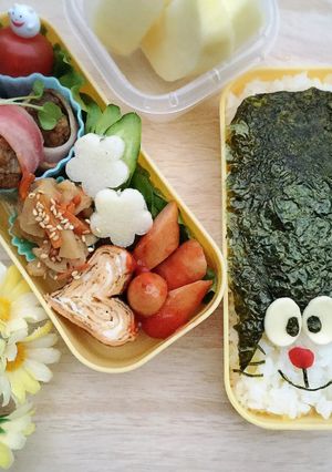 ドラえもんで海苔弁-レシピのメイン写真