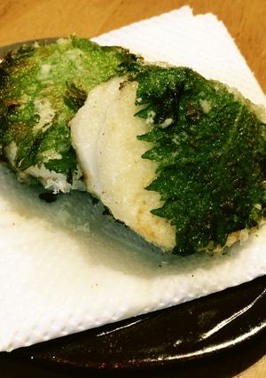 山芋の梅肉サンド焼き-レシピのメイン写真
