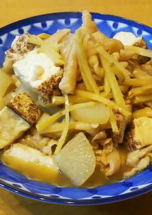 鶏皮のだし醤油煮-レシピのメイン写真
