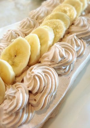ほんのりチョコバナナケーキ-レシピのメイン写真