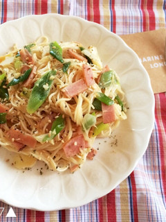 長ネギの和風マヨ醤油スパゲッティ-レシピのメイン写真