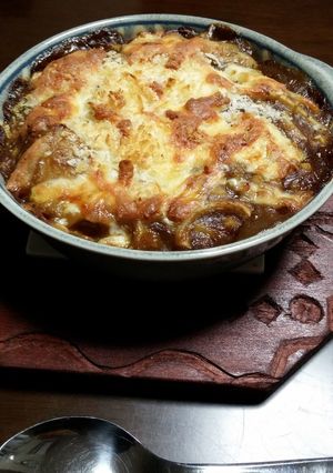 ＊カレーの残りで焼きカレーうどん＊-レシピのメイン写真
