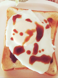 目玉焼きトースト-レシピのメイン写真