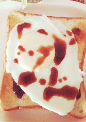 目玉焼きトースト-レシピのメイン写真