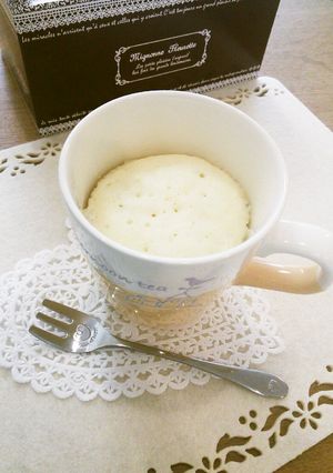 簡単♪ホワイトチョコのマグカップケーキ-レシピのメイン写真