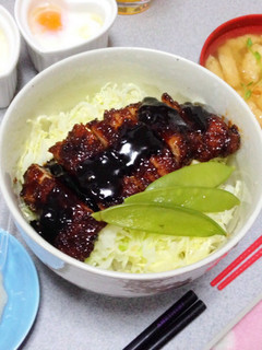 ソースかつ丼♡旦那も絶賛〜!-レシピのメイン写真
