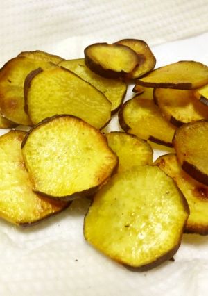 レンジと焼きでまんまるさつまいも☆簡単-レシピのメイン写真